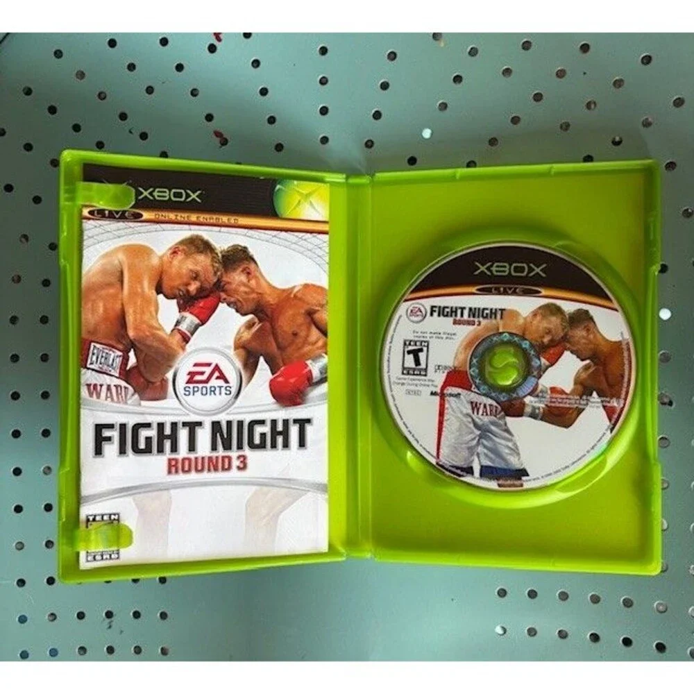 Fight Night Round 3 Xbox 2006 EA Sports Boxing Game Original Case & Disc Tested